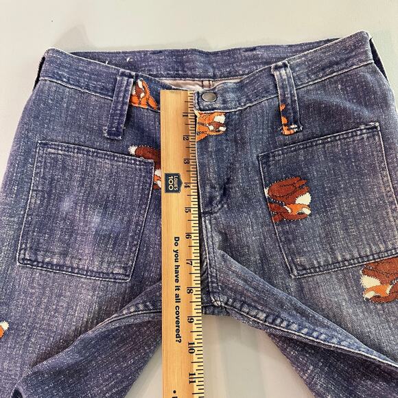 Wrangler Jeans Juniors 9 Vintage Bootcut Y2K Bunnycore Coquette Western - Picture 7 of 8